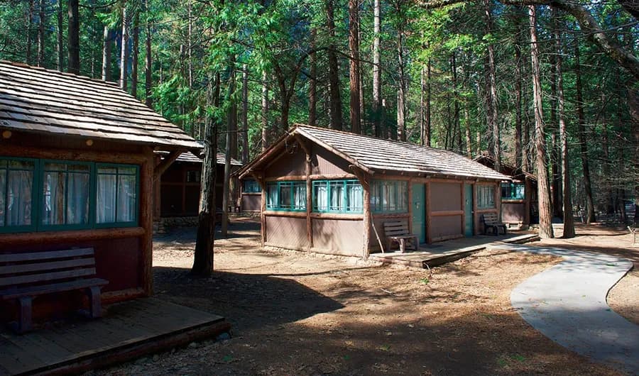 Curry Village offers various types of accommodations