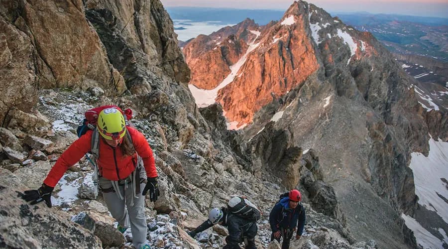 Climbing in Grand Teton is a thrilling experience