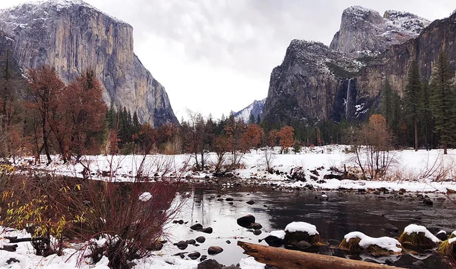 Yosemite National Park in Winter