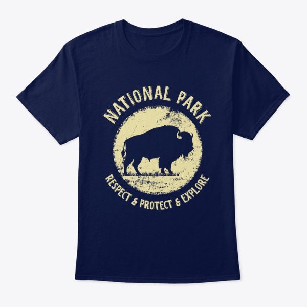 Bison National Park Respect Protect T-Shirt