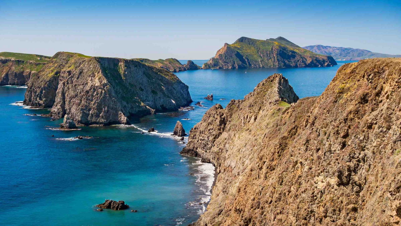 Channel Islands National Park consists of five of the eight Channel Islands off the Pacific coast of the U.S. state of California