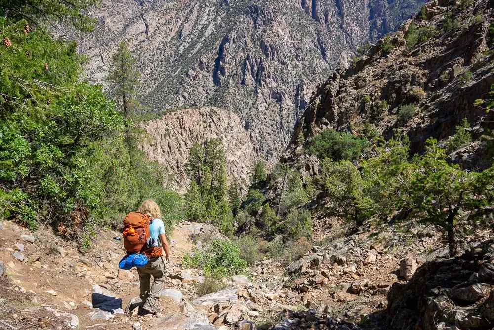 Hiking Trails at the Warner Point Nature Trail, Oak Flat Loop Trail, and the challenging Gunnison Route Trail