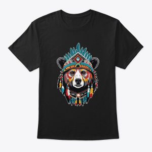 Native American Spirit Indian Bear T-Shirt