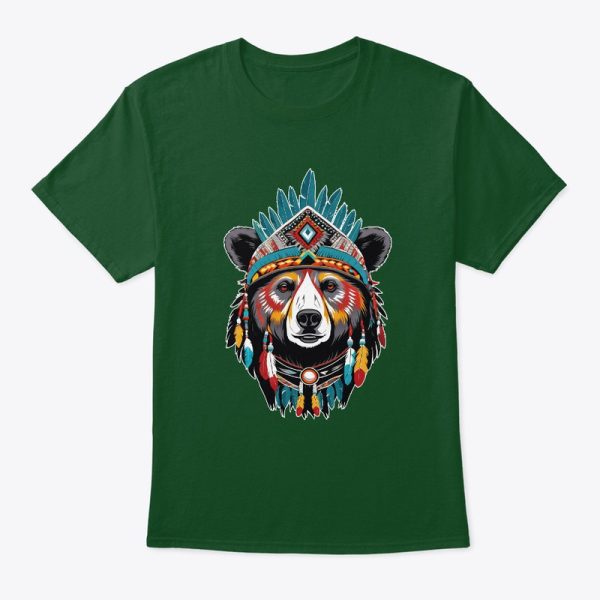 Native American Spirit Indian Bear T-Shirt