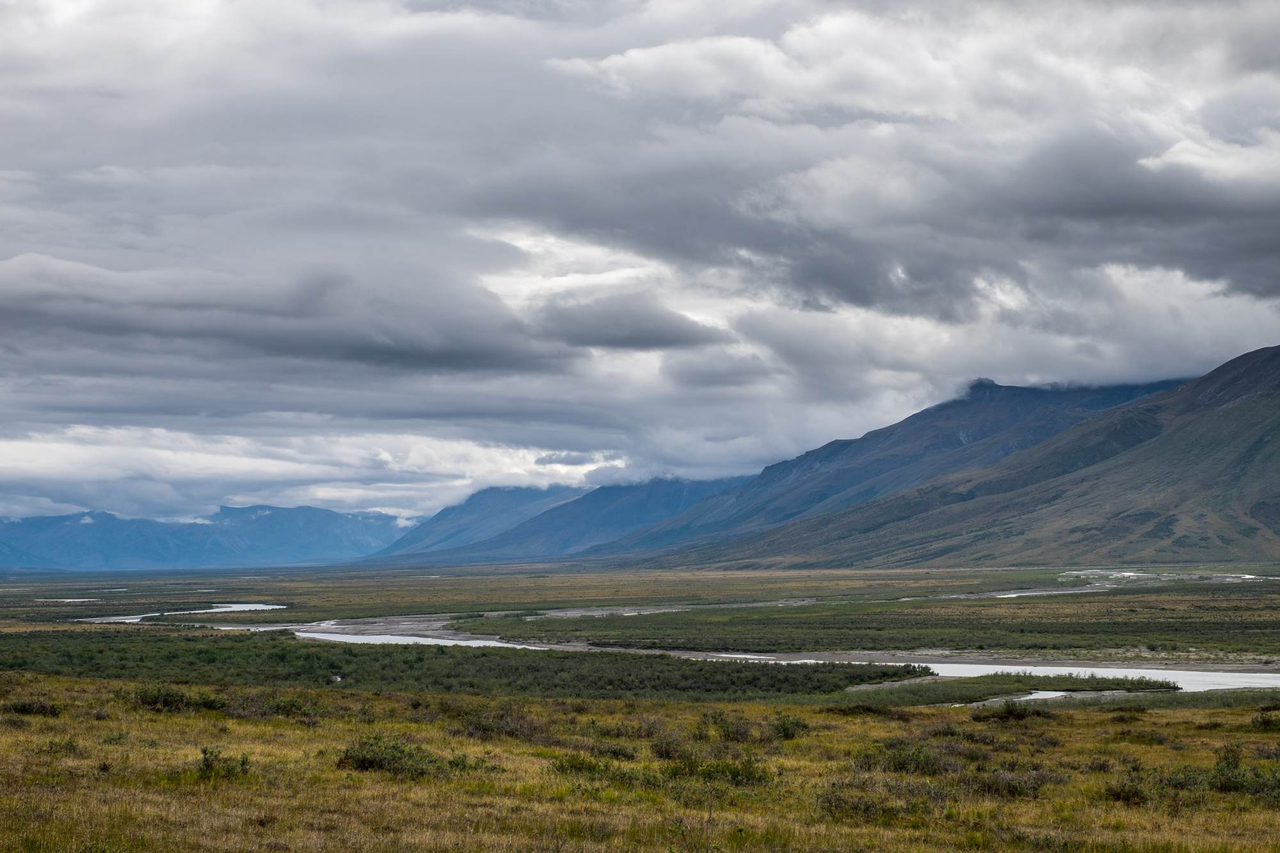 Camping along the banks of the Noatak River provides a unique opportunity to experience the remote beauty of the Arctic landscape.