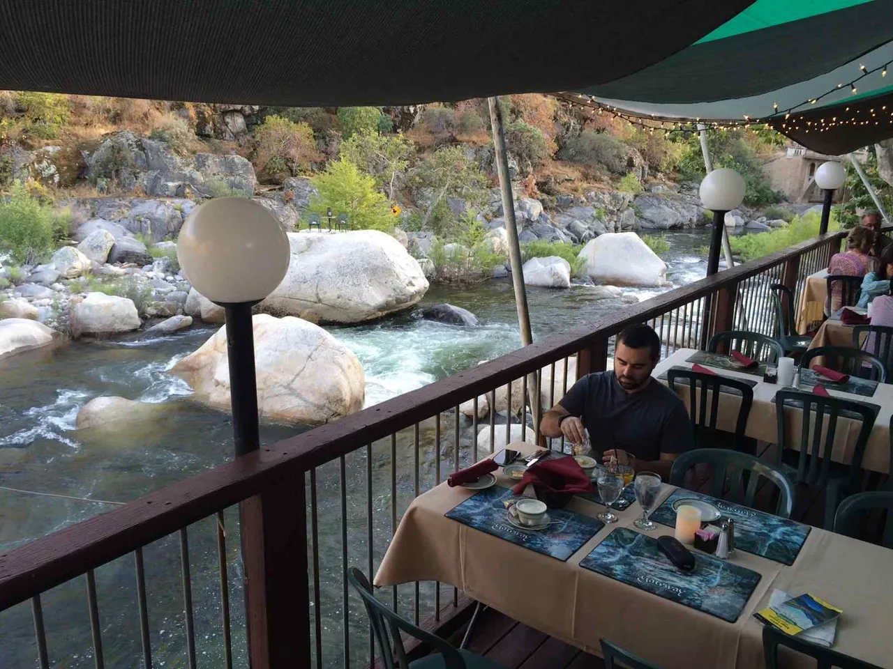 The dining space at The Gateway is friendly to nature