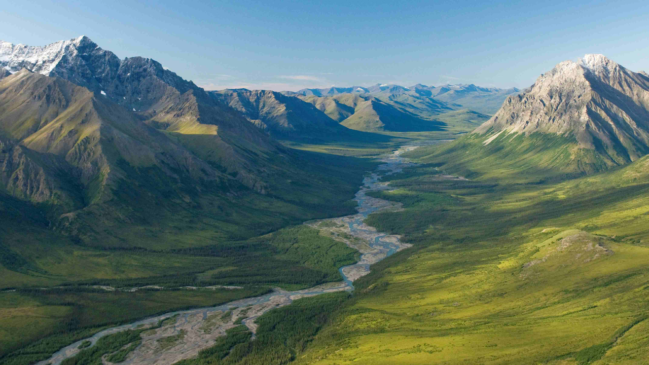 The gates of the Arctic National Park and Preserve stand as a testament to the raw, untamed beauty of Alaska's wilderness.