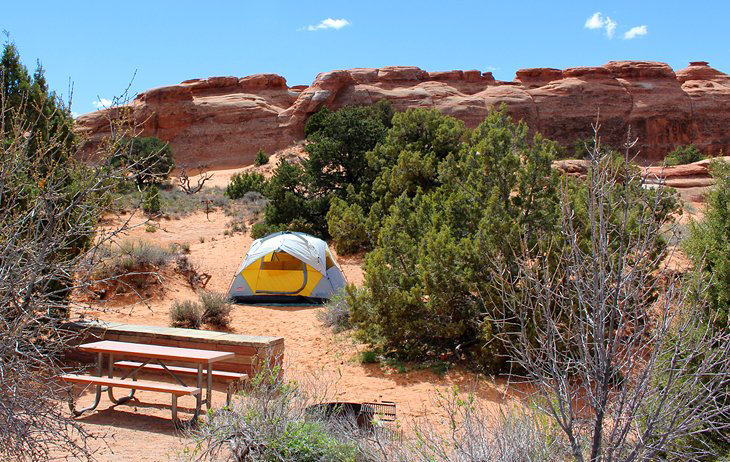 Willow Flat Campground provides a more secluded camping experience.