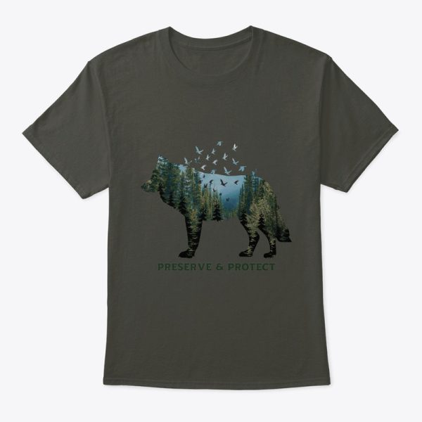 Wolf National Park Preserve and Protect T-Shirt