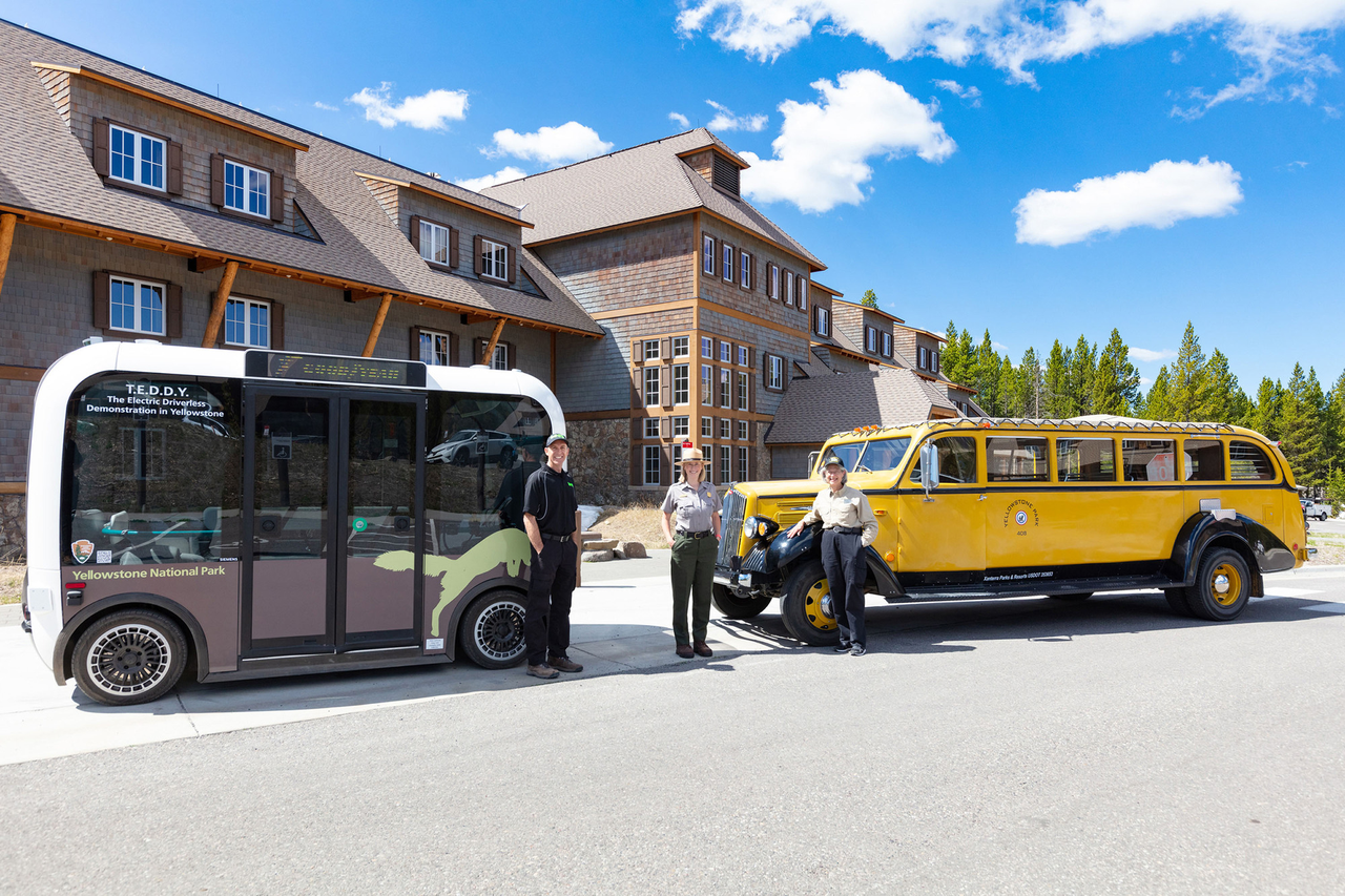 Yellowstone also offers limited public transportation options