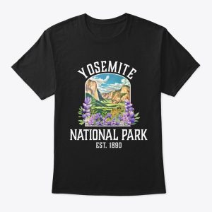 Yosemite National Park Lupine Vintage Gift T-Shirt