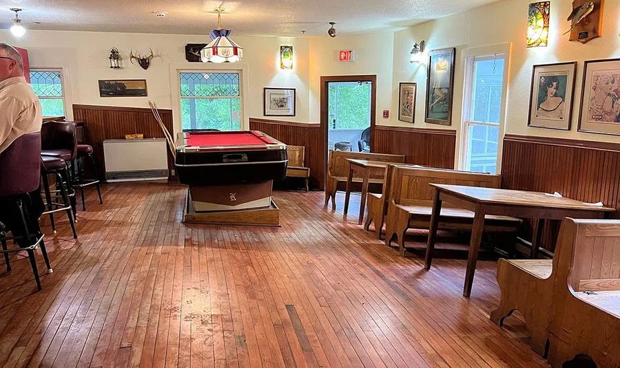 Guests can enjoy breakfast, lunch, and dinner in a relaxed, informal setting
