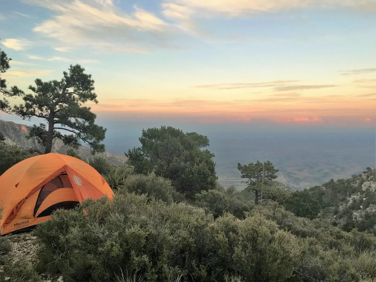 The Guadalupe Mountains National Park also offers a number of designated wilderness campsites