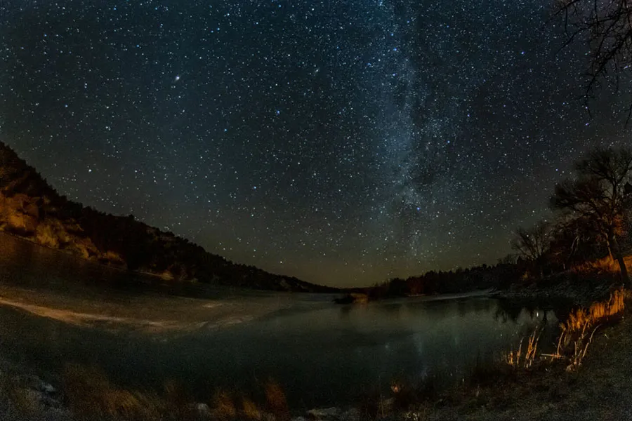 Voyageurs National Park provides unobstructed views of the stars, especially when there is minimal artificial light nearby
