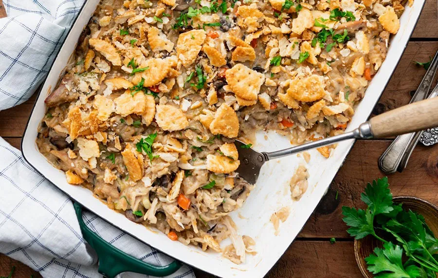 Wild Rice Hotdish in Voyageurs National Park