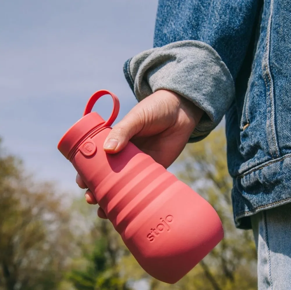 collapsible silicone water bottle
