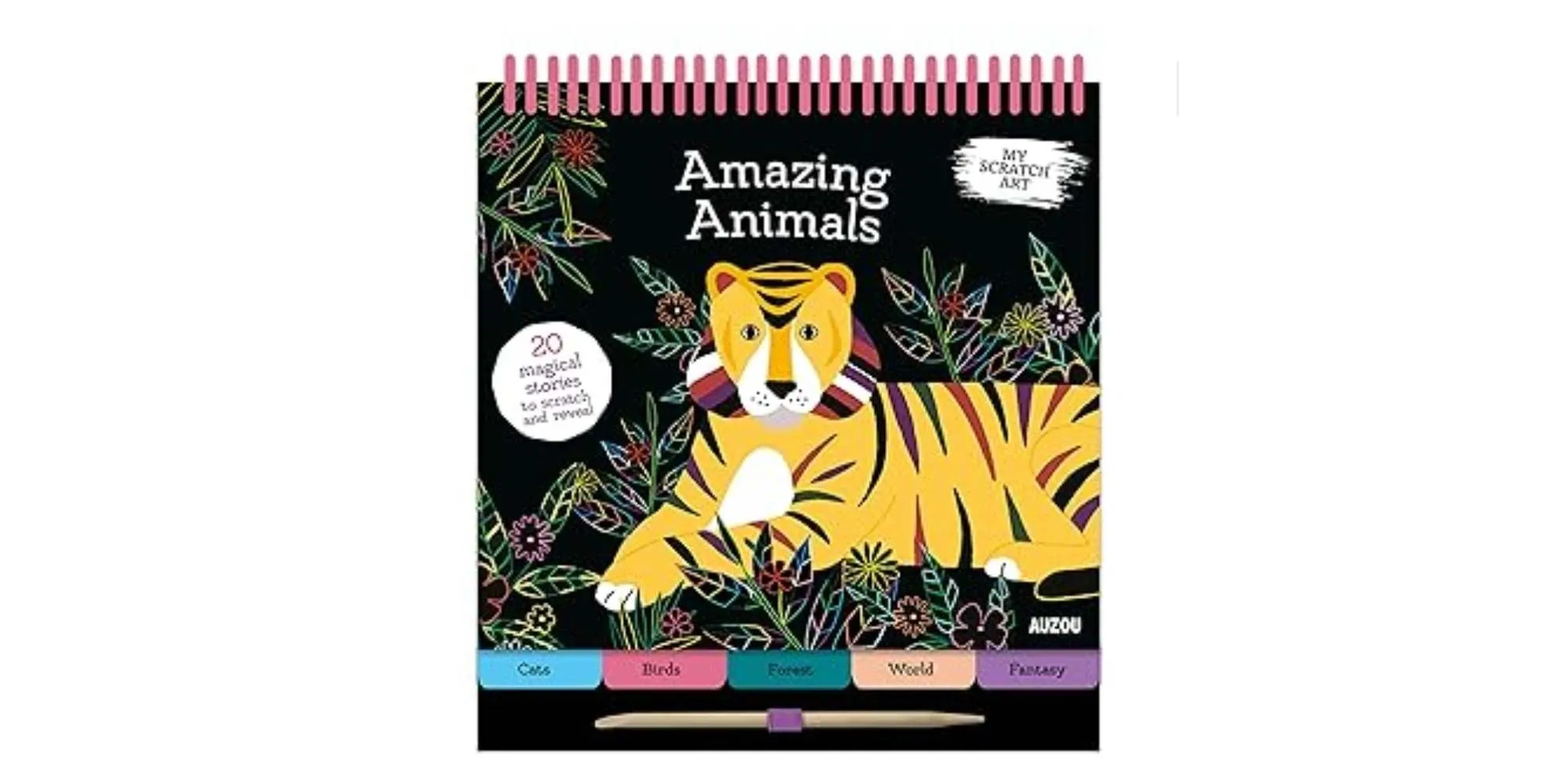 scratch off posters animals