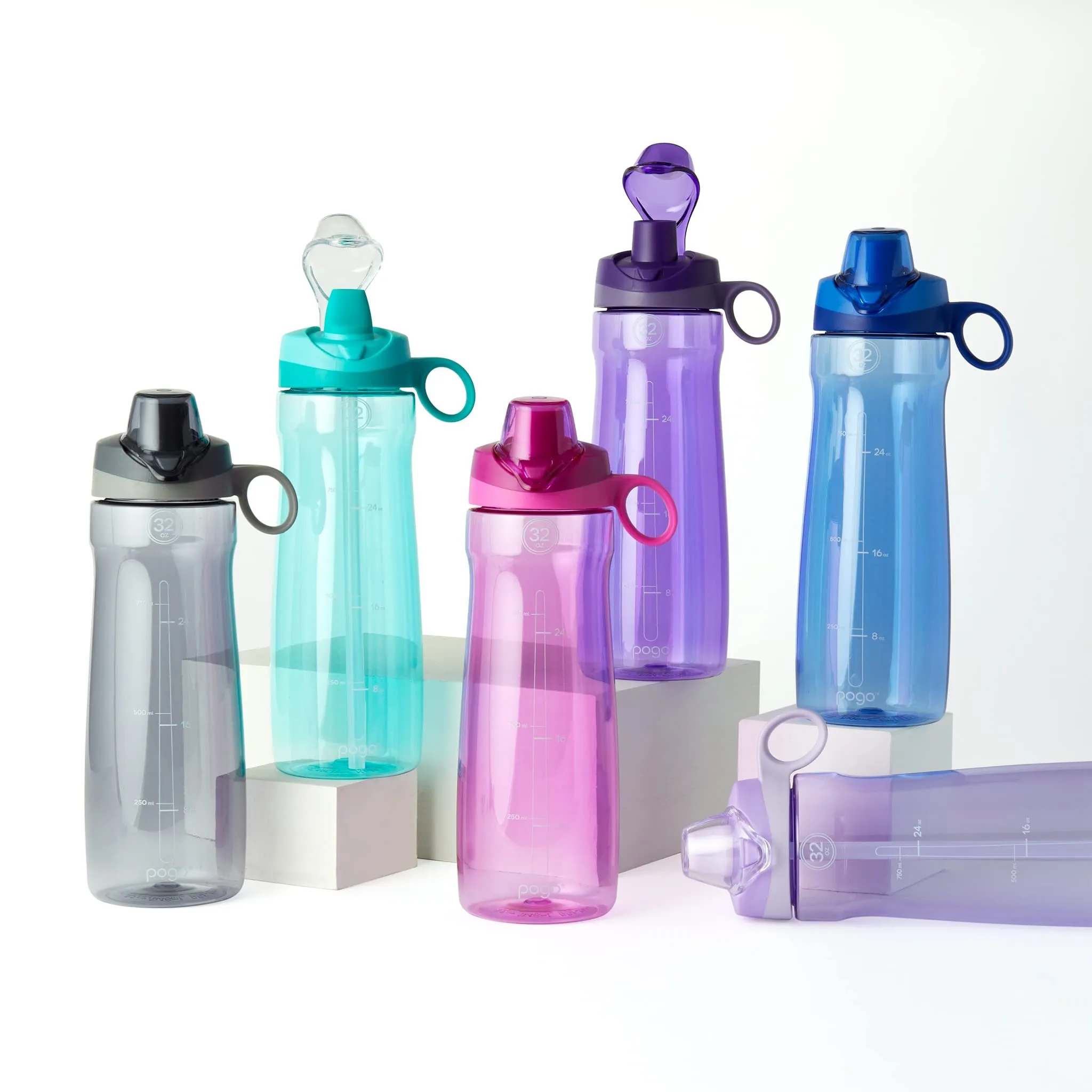 travel water bottle plastic with straw