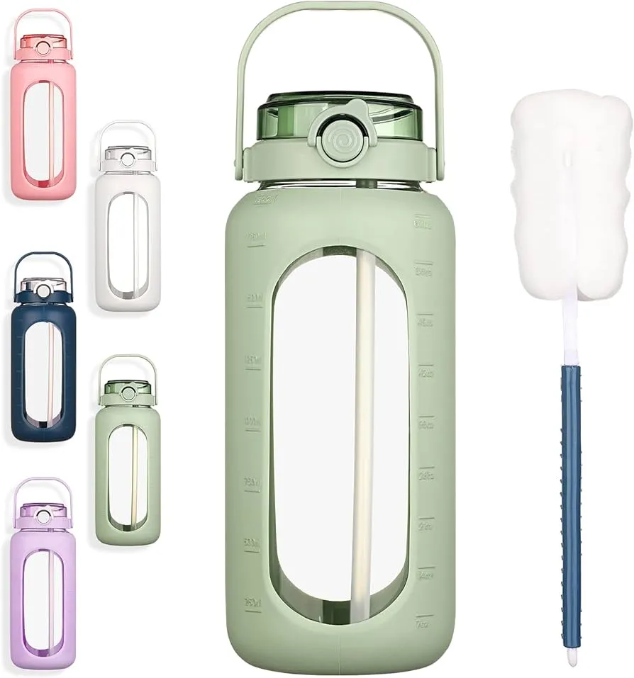 travel water bottle with straw