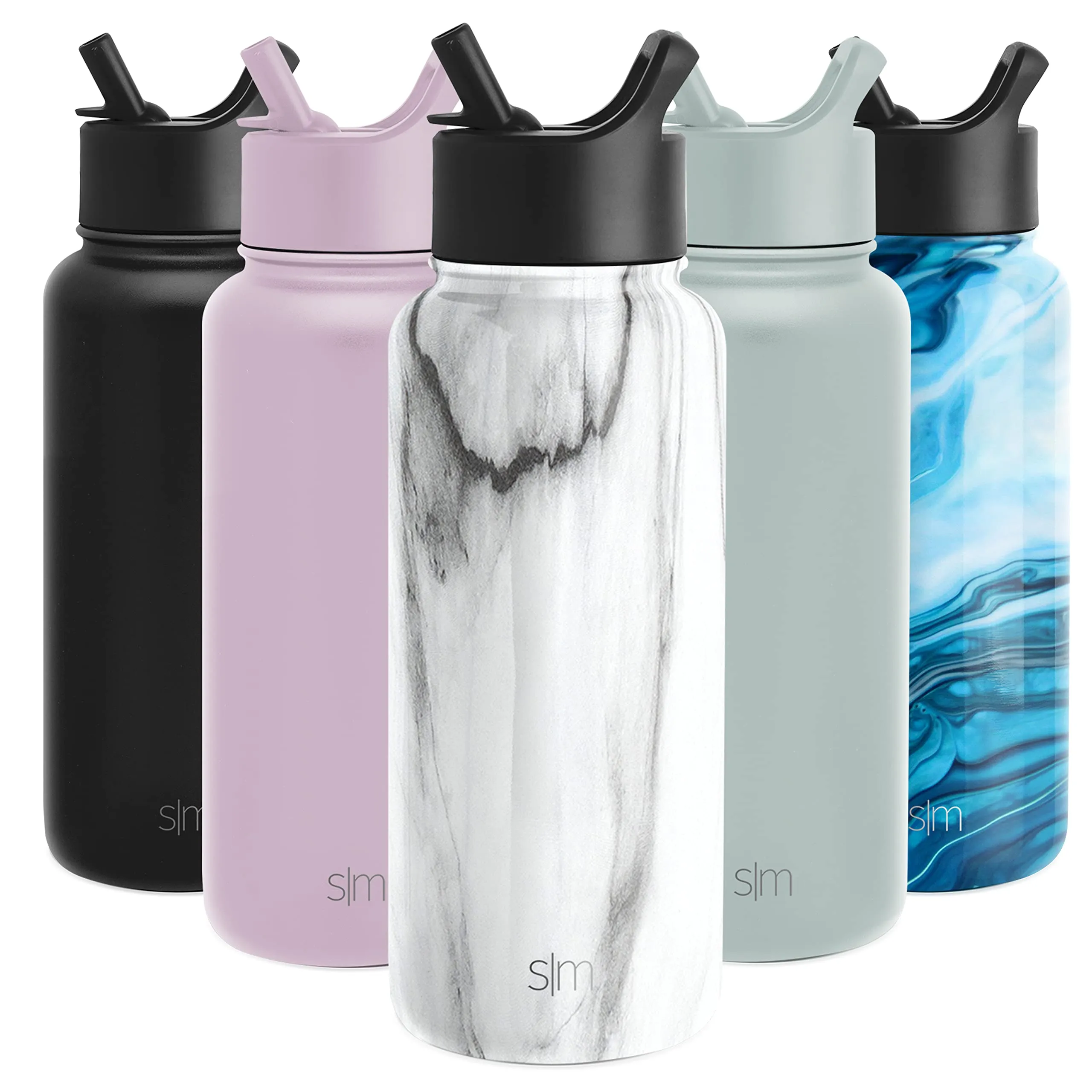 travel water bottle with straw
