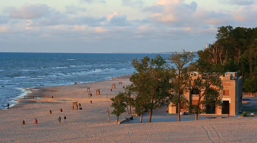 The landscape of Indiana Dunes National Park