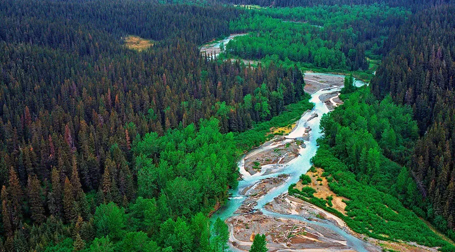Lake Clark National Park and Preserve located in southwest Alaska