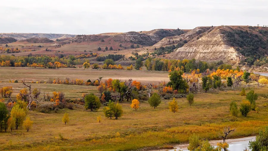 Theodore Roosevelt National Park in Fall