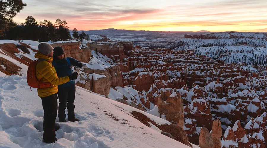 Winter In The Bryce Canyon Area