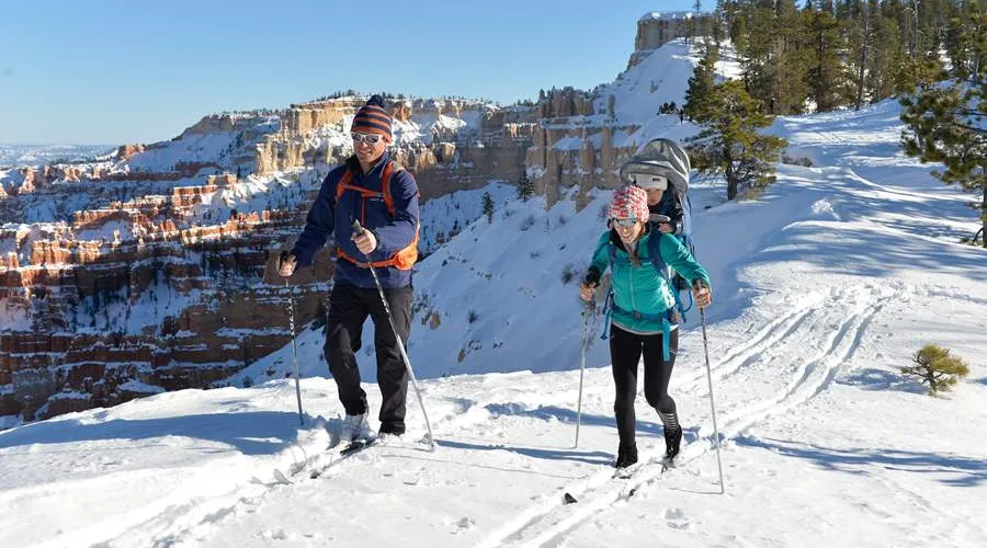 Bryce Canyon City maintains numerous miles of groomed ski trails as well