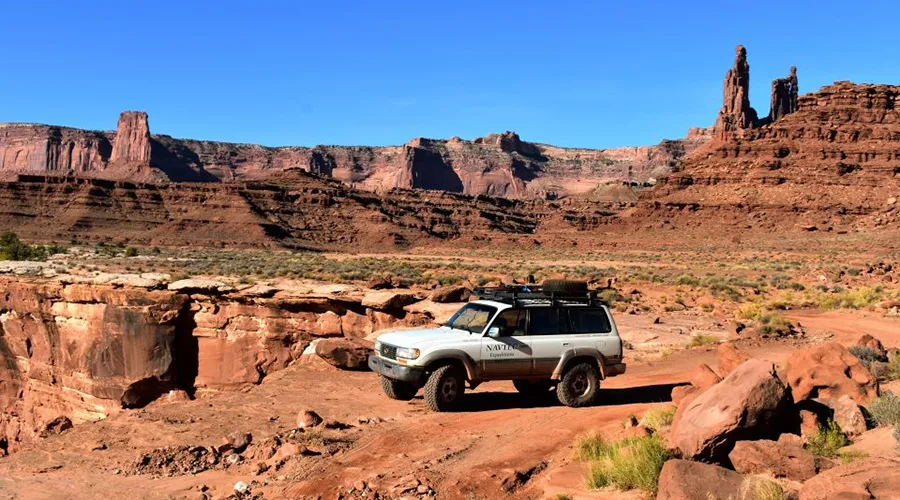 Most of these roads need vehicles with high clearance and low-range four-wheel drive