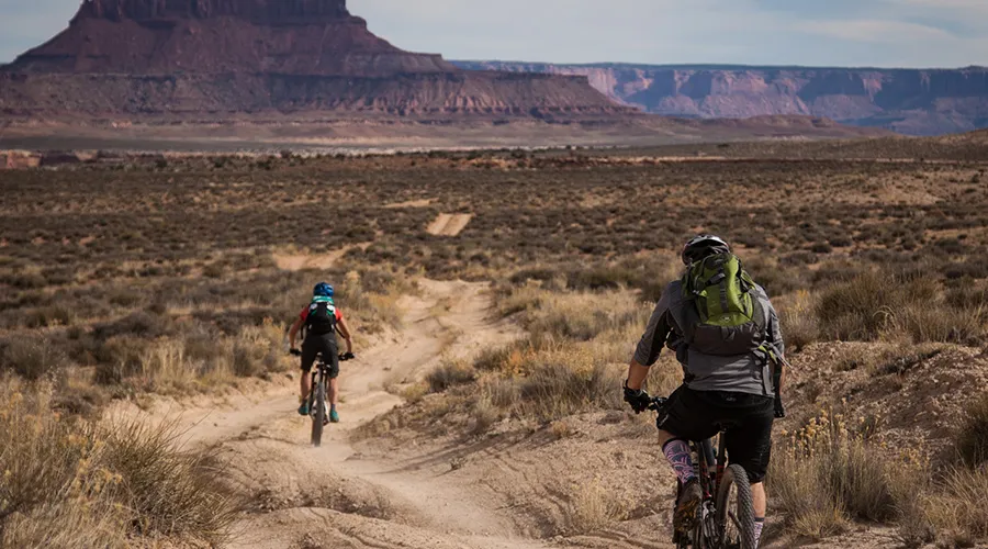 Biking in Canyonlands National Park