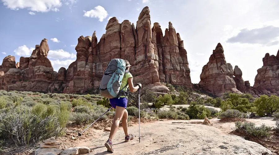 Both Island in the Sky and The Needles areas offer plenty of options for short strolls, day hikes
