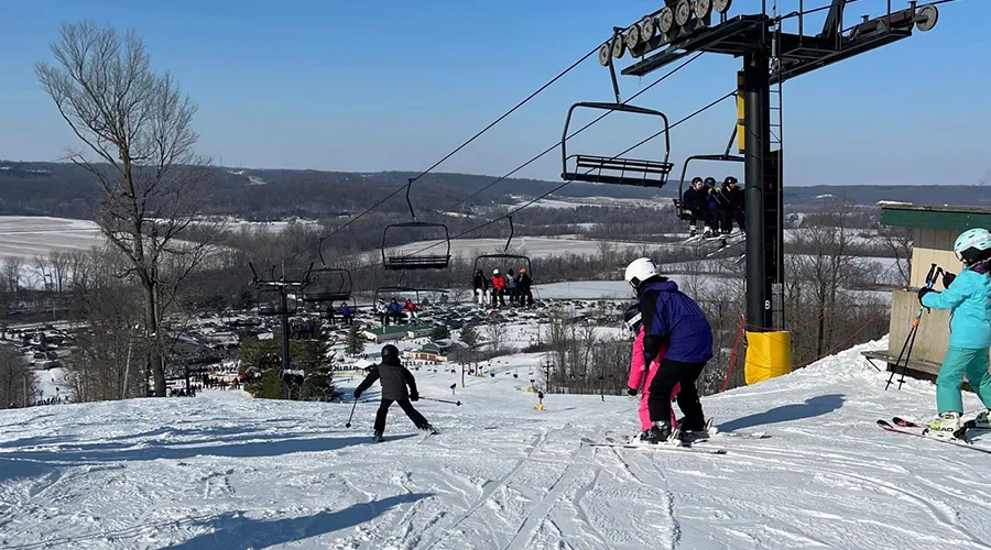 Cross-country skiing and snowshoeing are popular winter pursuits