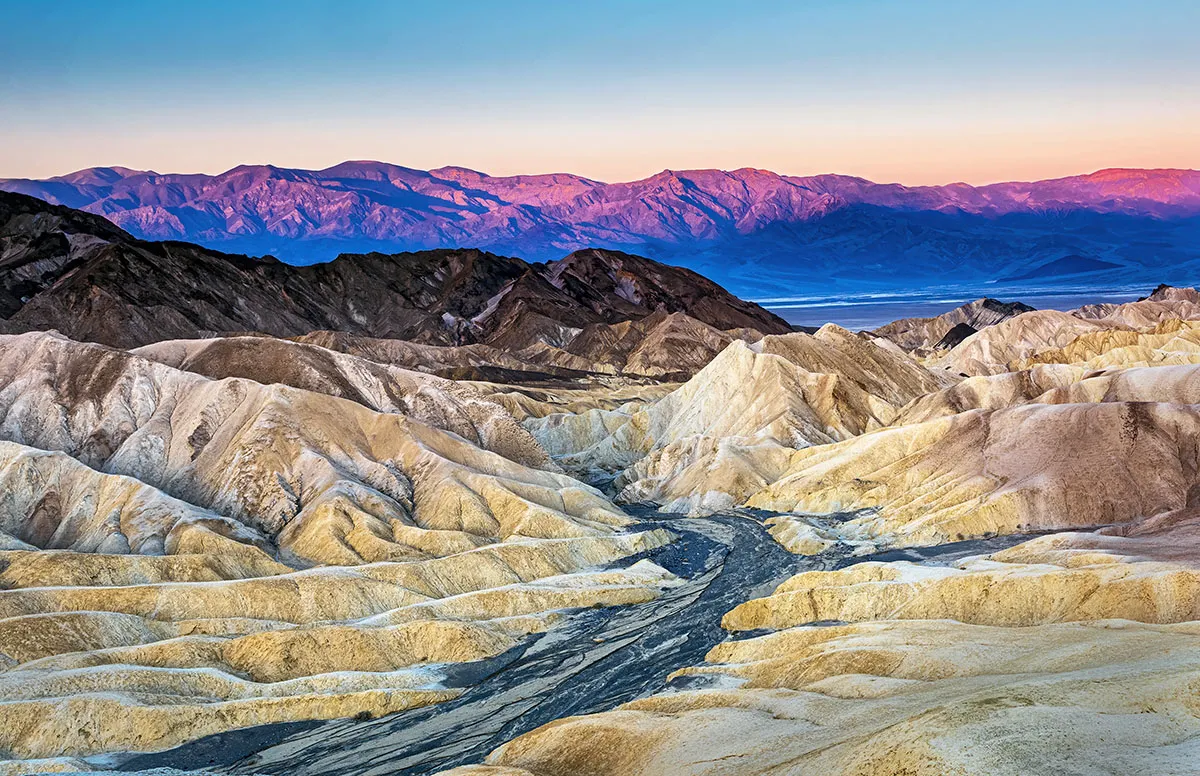 Sunrise At Death Valley National Park