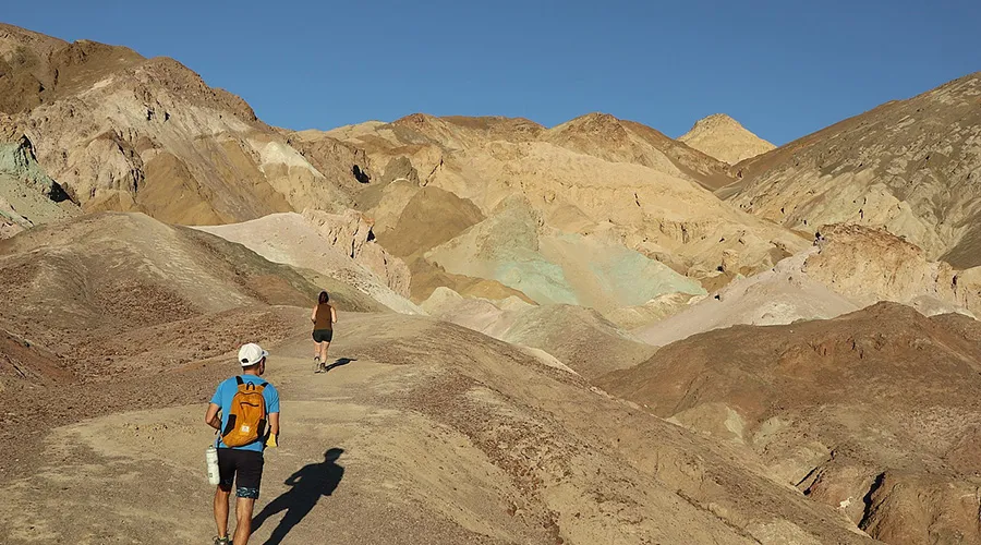 The ideal time for hiking in Death Valley is from November to March