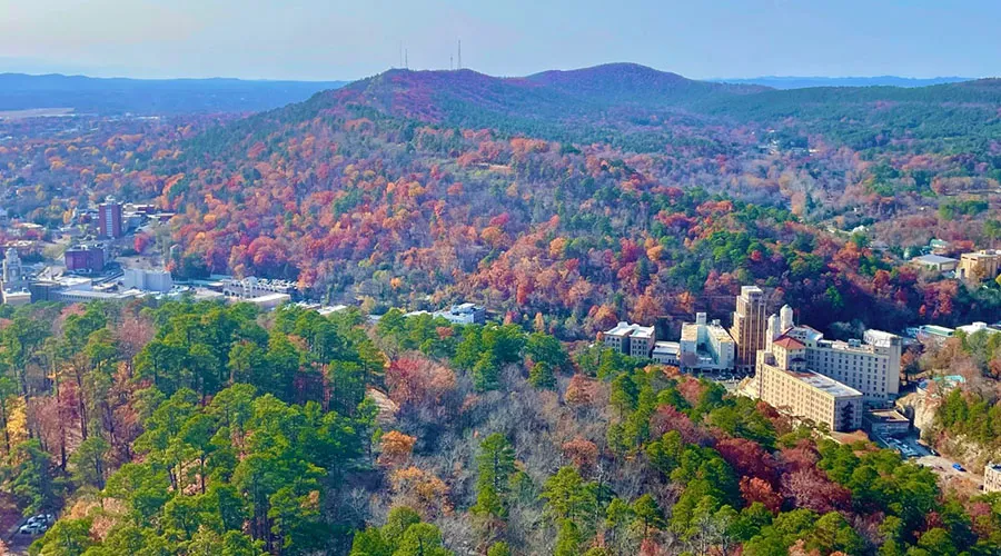 Hot Springs National Park is a scenic wonderland
