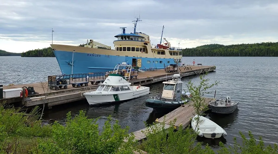 The Ranger III departs from Houghton and takes a 6-hour journey past the Keweenaw Peninsula