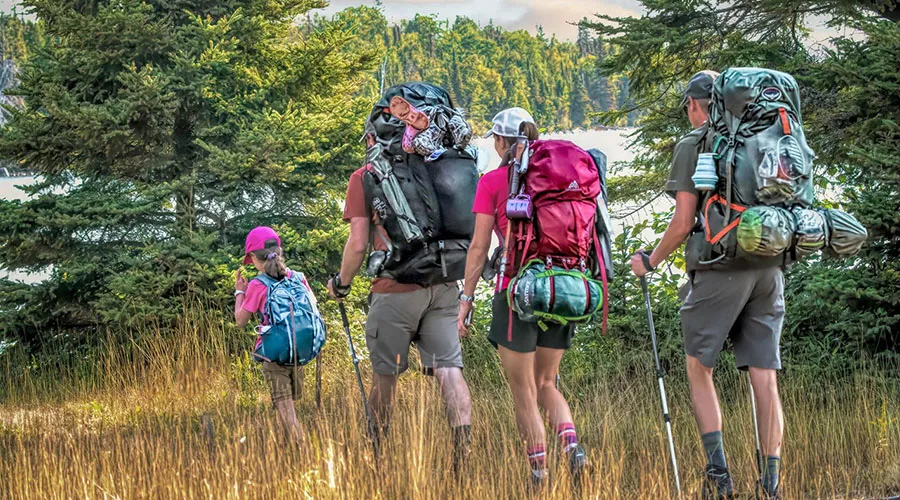 There are various day hikes available in Rock Harbor and Windigo