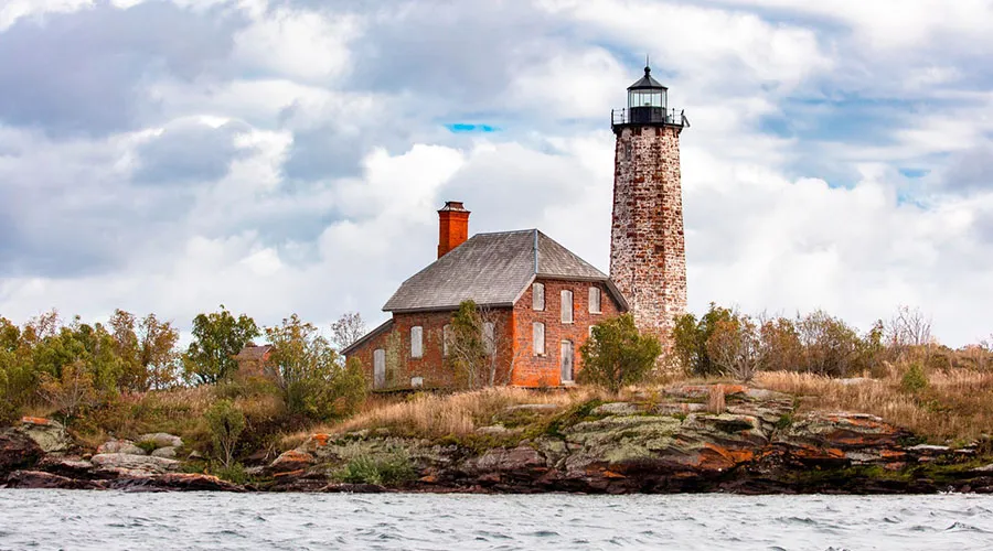 Menagerie Island Light in Isle Royale National Park