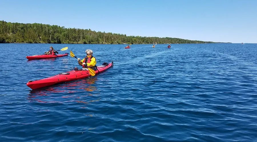 Isle Royale National Park offers miles of waterways for experienced canoeists and kayakers