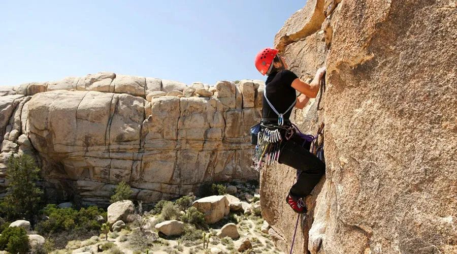 Joshua Tree is a popular destination for climbers