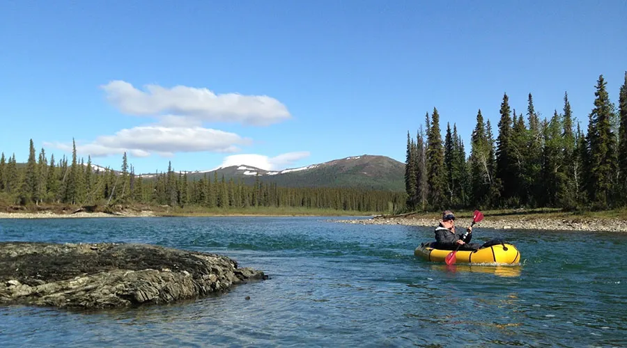Kobuk Valley National Park is ideal for collapsible canoes, kayaks, or small rafts due to the slow water flow