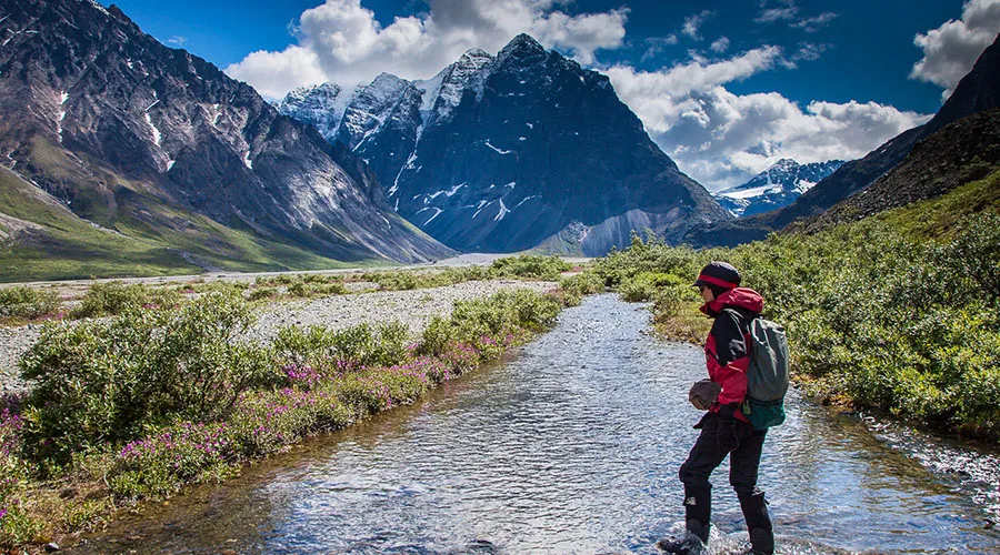 Exploring Lake Clark National Park and Preserve through hiking is incredibly rewarding