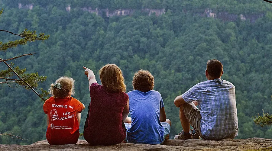 The planning of a backpacking trip within the park boundaries