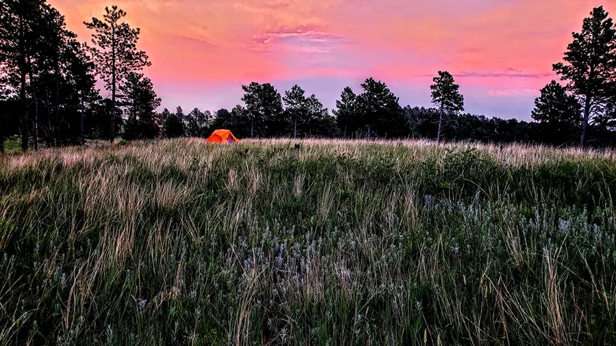 To camp in the backcountry, visitors must obtain a free permit from the visitor center