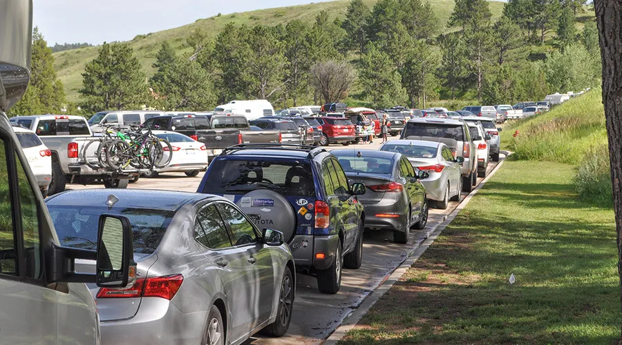 Once in the park, the best way to get around is by car
