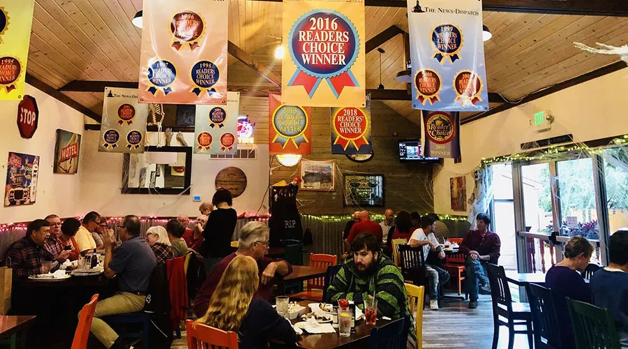 Wagners Ribs is a lively gathering spot