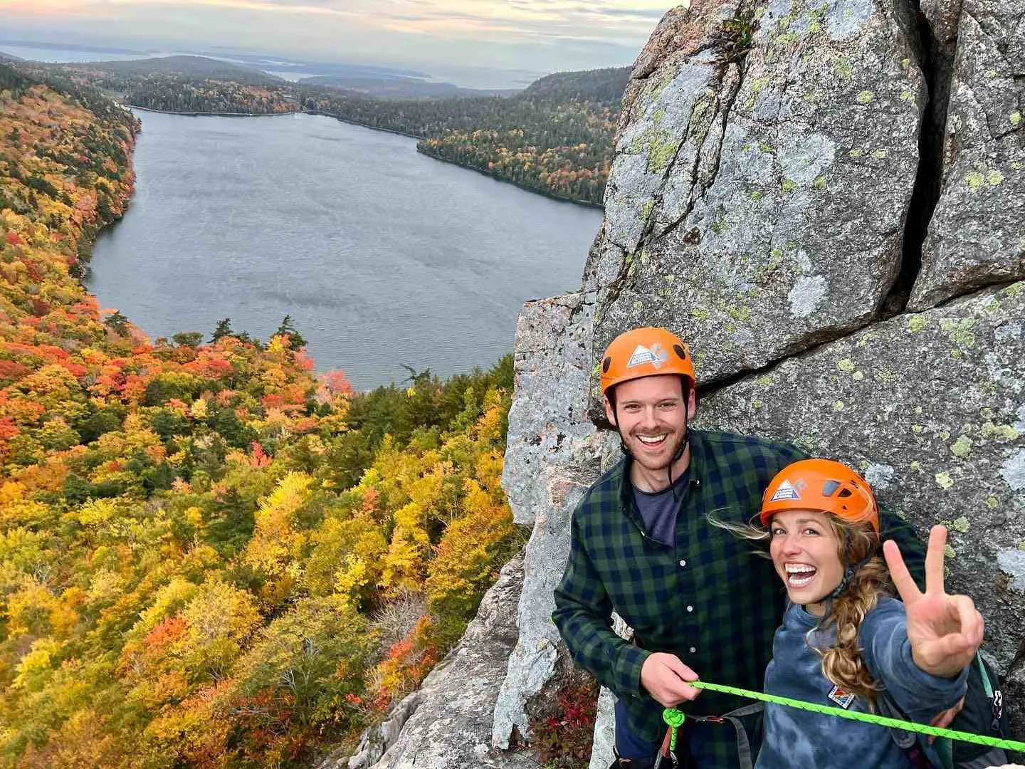 acadia national park climbing