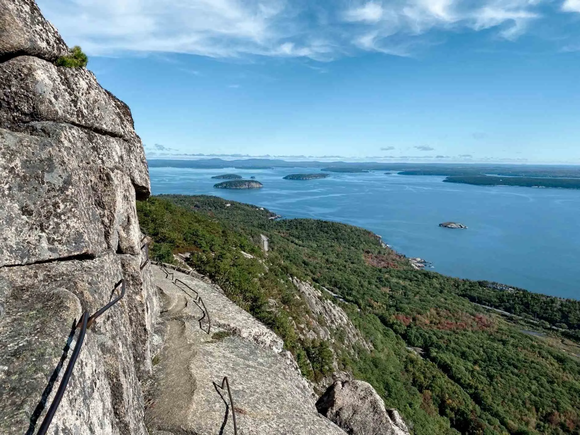 acadia national park climbing