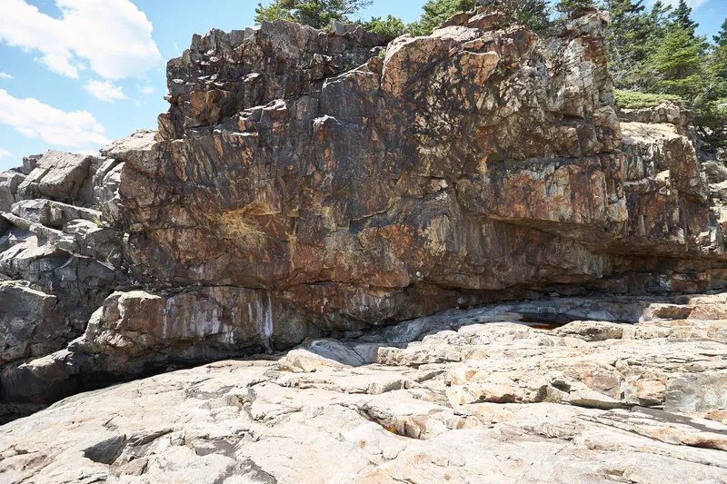 acadia national park climbing
